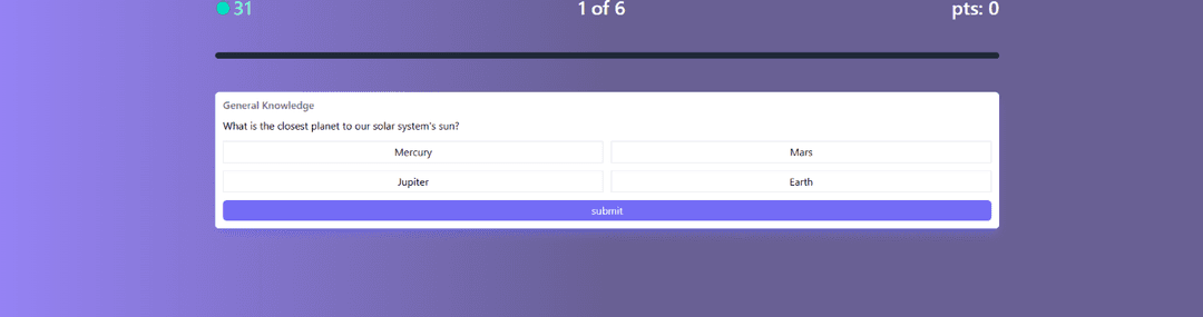quizz app